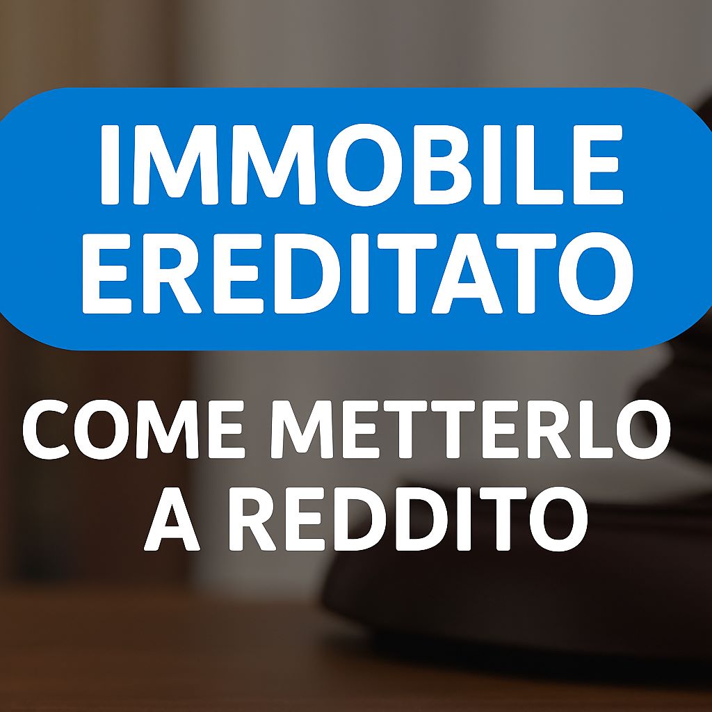 Immobile Ereditato - Come Metterlo a Reddito